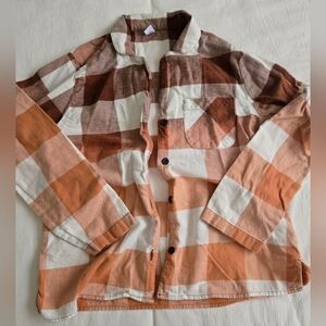 Womens Soft Flannel Shirt Size Medium